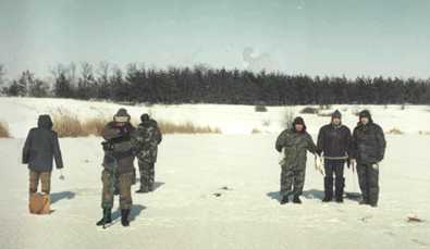 Зимняя рыбалка. Федоровская плотина. 2007 г.